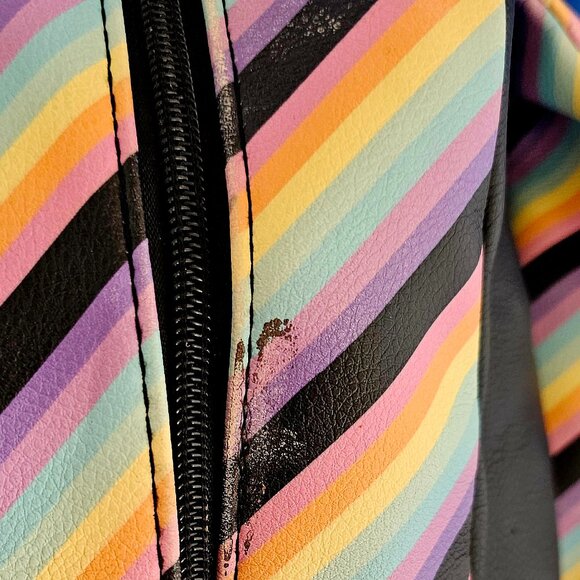 Backpack Purse Luv Betsey Johnson Cat -icorn Unicorn Kitty Star Rainbow Bag - Picture 9 of 9